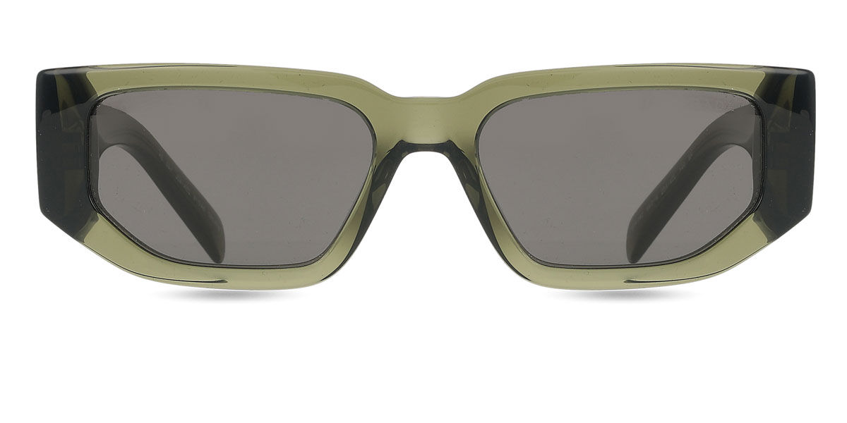 Prada PR 09ZS 16R5S0 Rectangle Black Turtle Malt Tortoise