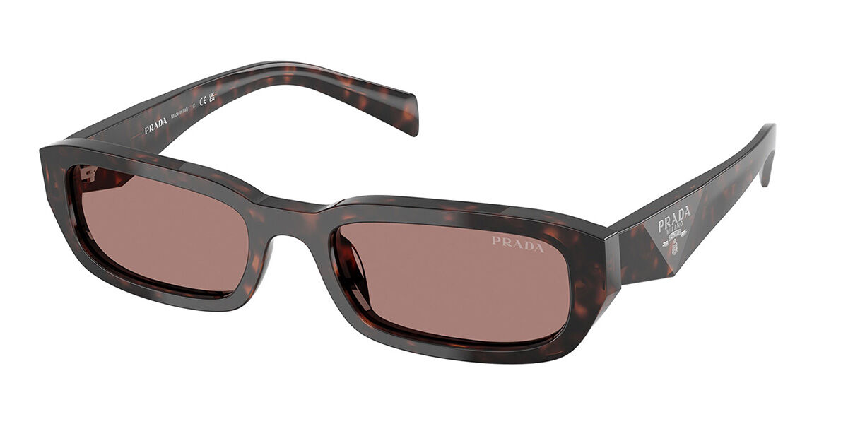 Prada PR B06S 17N60B Rectangle Root Tortoise Sunglasses