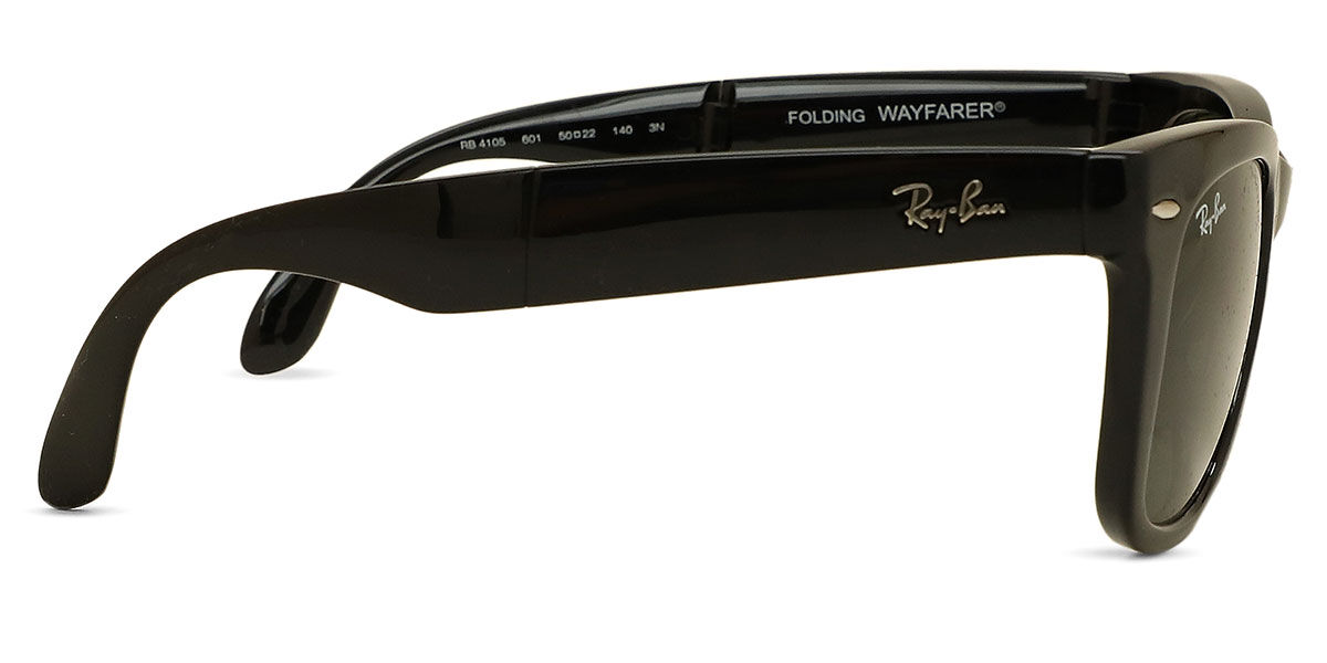 Ray-Ban RB4105 Wayfarer Folding 601 Square Black Sunglasses