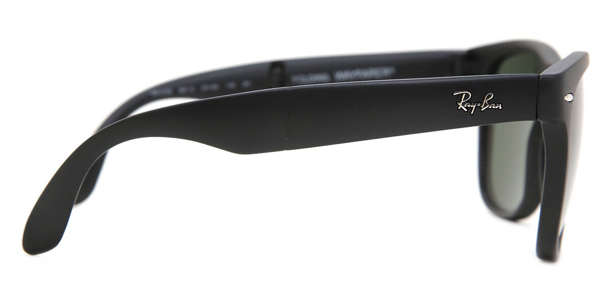 Ray-Ban RB4105 Wayfarer Folding 601S Square Matte Black Sunglasses