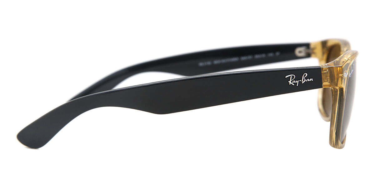 Ray-Ban RB2132 New Wayfarer Polarized 945/57 Square Brown
