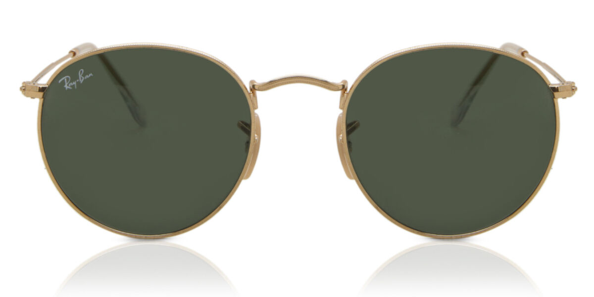レイバン｜RayBan ROUND L RB3447 001 50mm Ray-Ban RB3447 Round Metal 001 Round Arista Gold Sunglasses