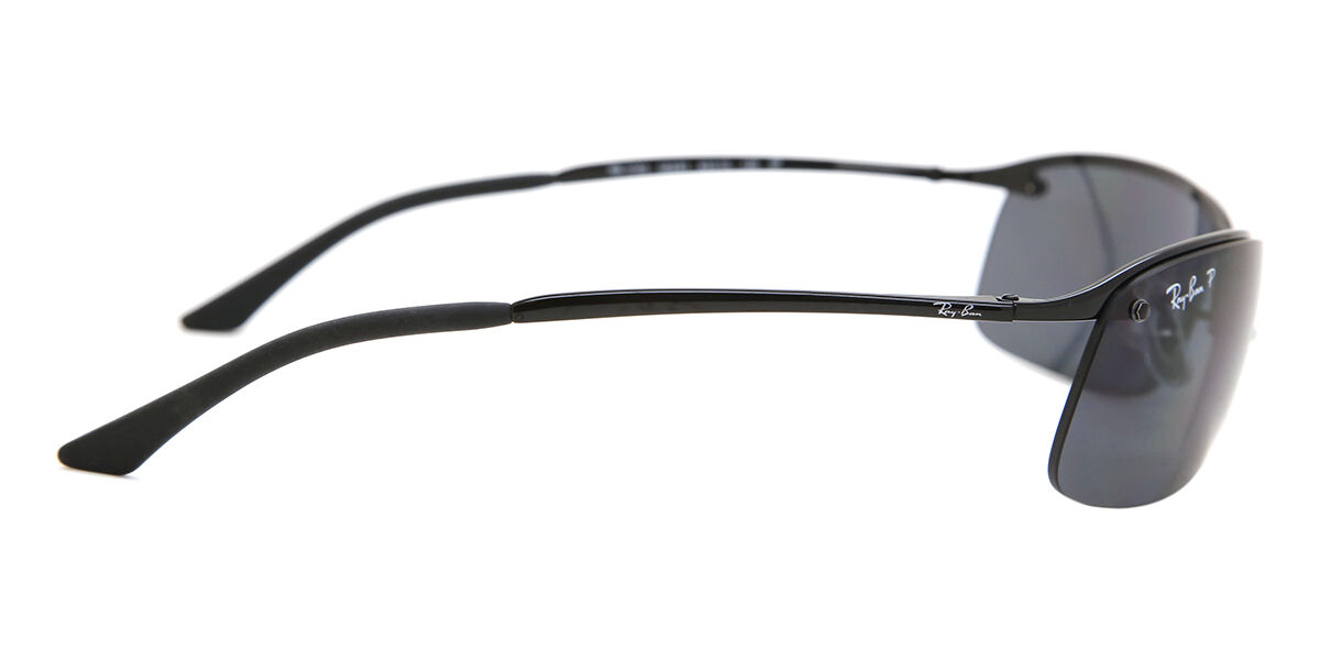 Ray-Ban RB3183 Top Bar 002/81 Wraparound Black Sunglasses