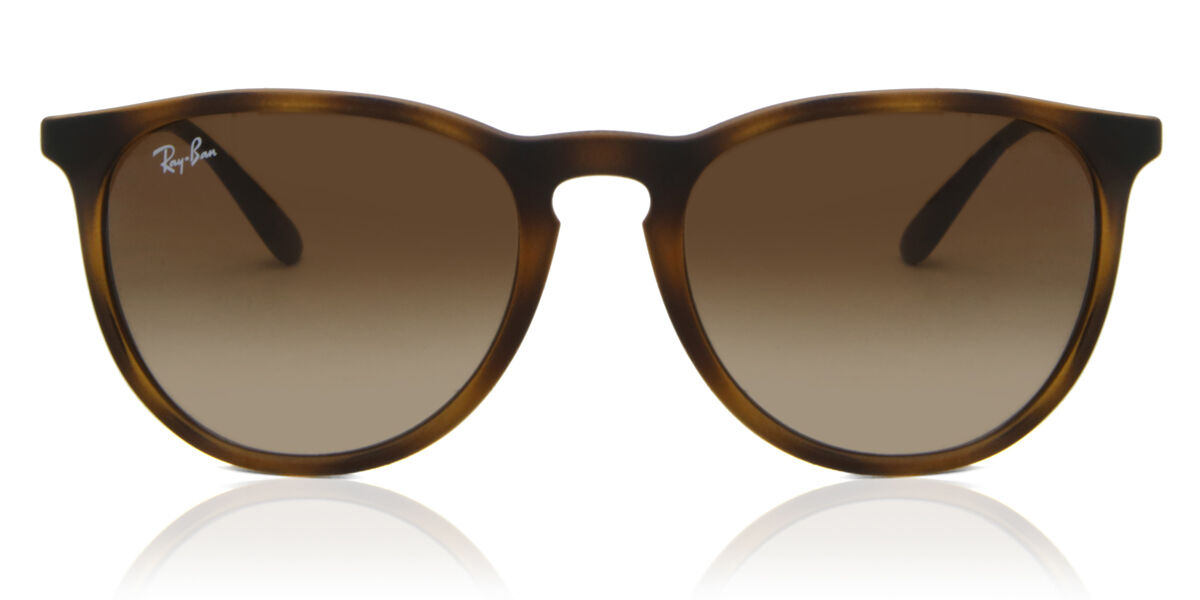 Ray-Ban RB4171 Erika 865/13 Oval Rubber Havana Sunglasses