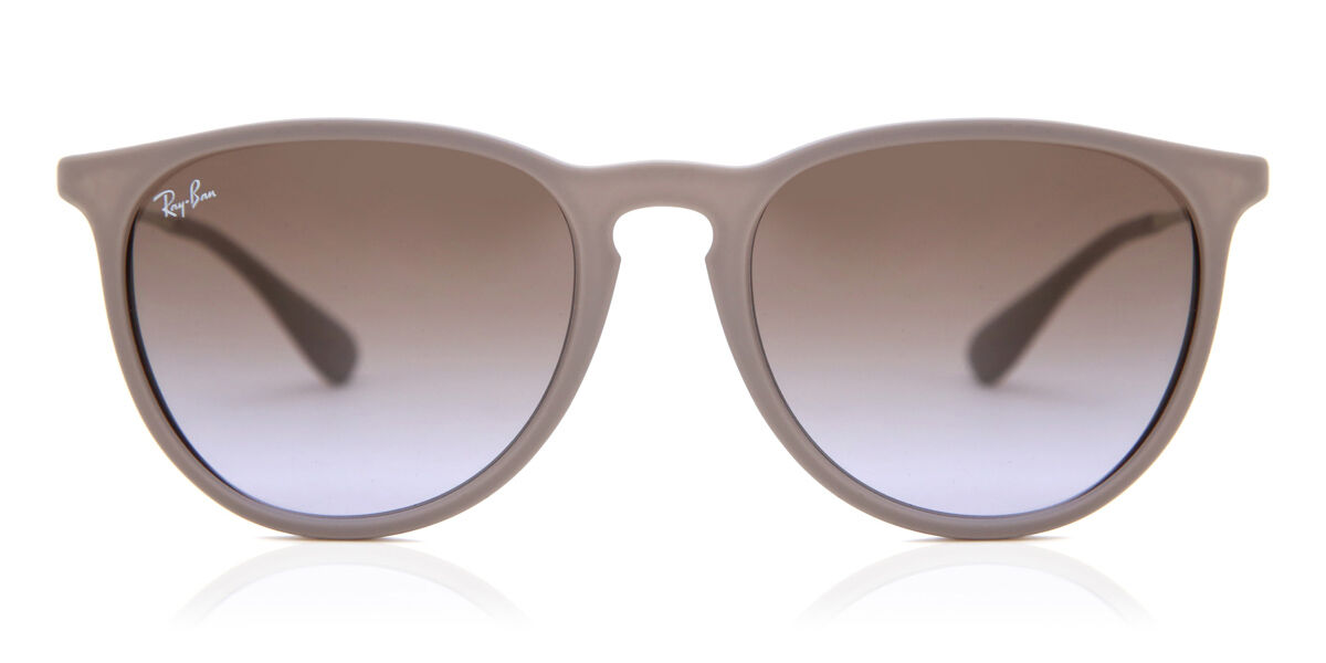Ray-Ban RB4171 Erika 600068 Oval Dark Rubber Sand Sunglasses