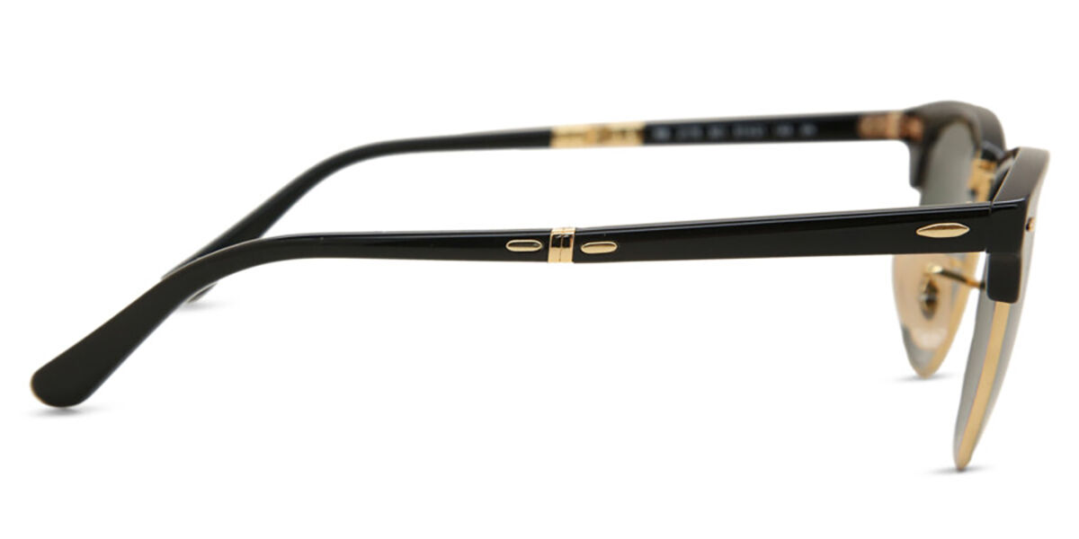y060917 Ray-Ban RB2176 Clubmaster サングラス Ray-Ban RB2176 Clubmaster Folding 901 Browline Black Sunglasses