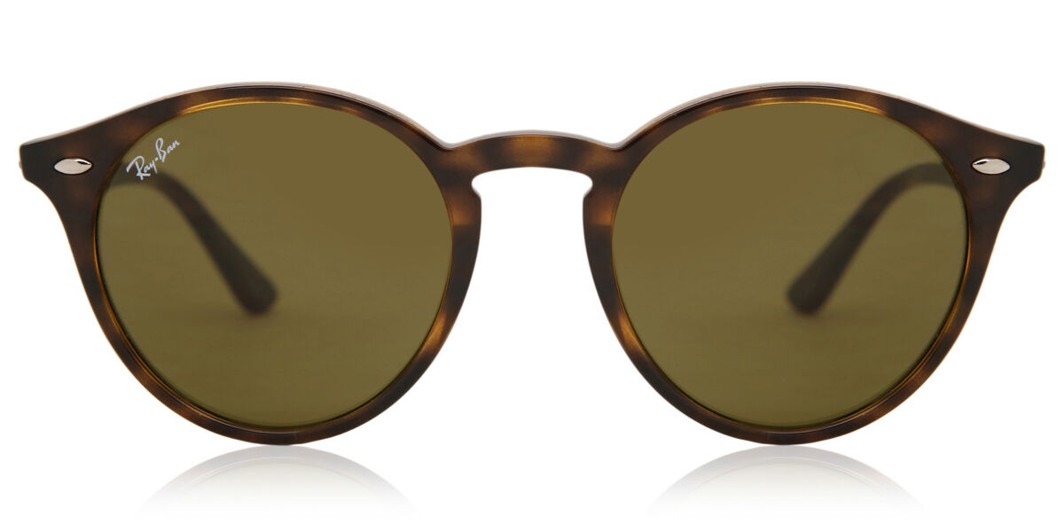 Ray-Ban RB2180 Highstreet 710/73 Oval Dark Havana Sunglasses