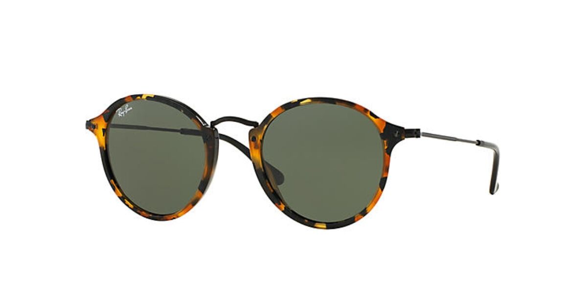 Ray-Ban RB2447 サングラス ブラック Ray-Ban RB2447 Round Fleck 901 Round Black Sunglasses