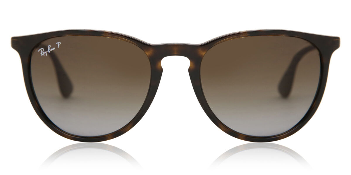 小物 Ray-Ban ERIKA RB4171-F 710/T5 POLRIZED Ray-Ban RB4171 Erika Polarized 710/T5 Square Havana Sunglasses