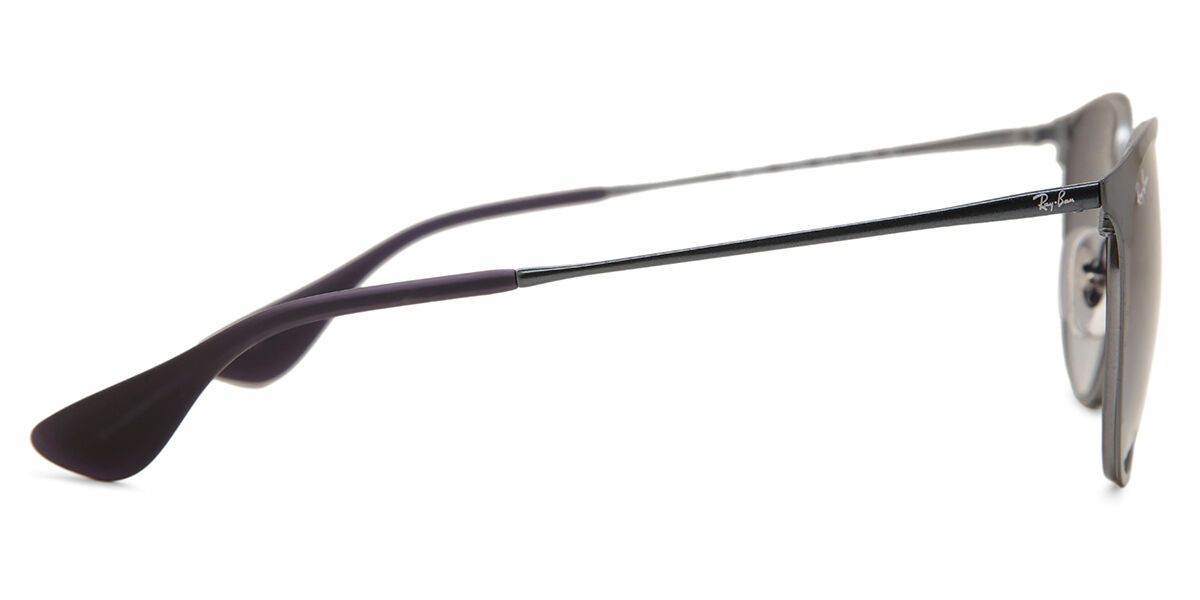 Ray-Ban RB3539 Erika Metal 192/8G Oval Metallic Grey Sunglasses