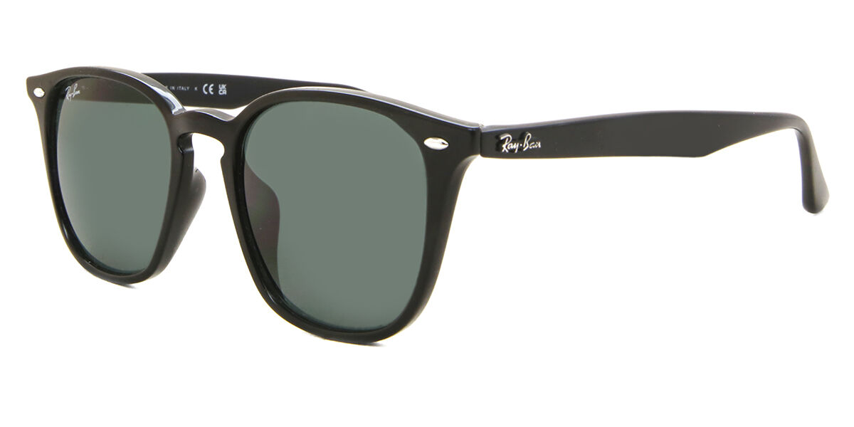 Ray-Ban RB4258F Asian Fit 601/71 Square Black Sunglasses