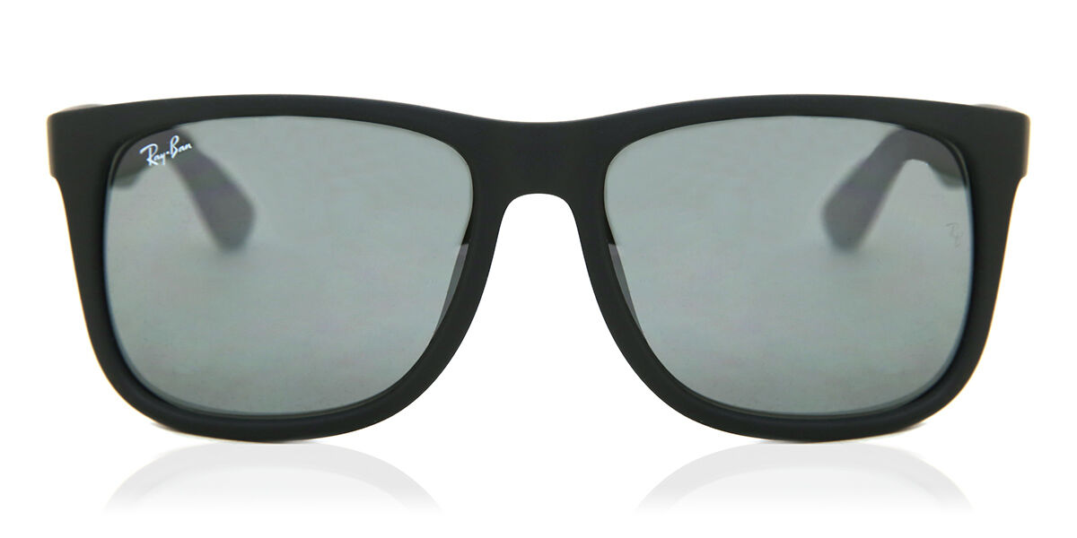 Ray-Ban RB4165F Justin Asian Fit 622/6G Square Rubber Black