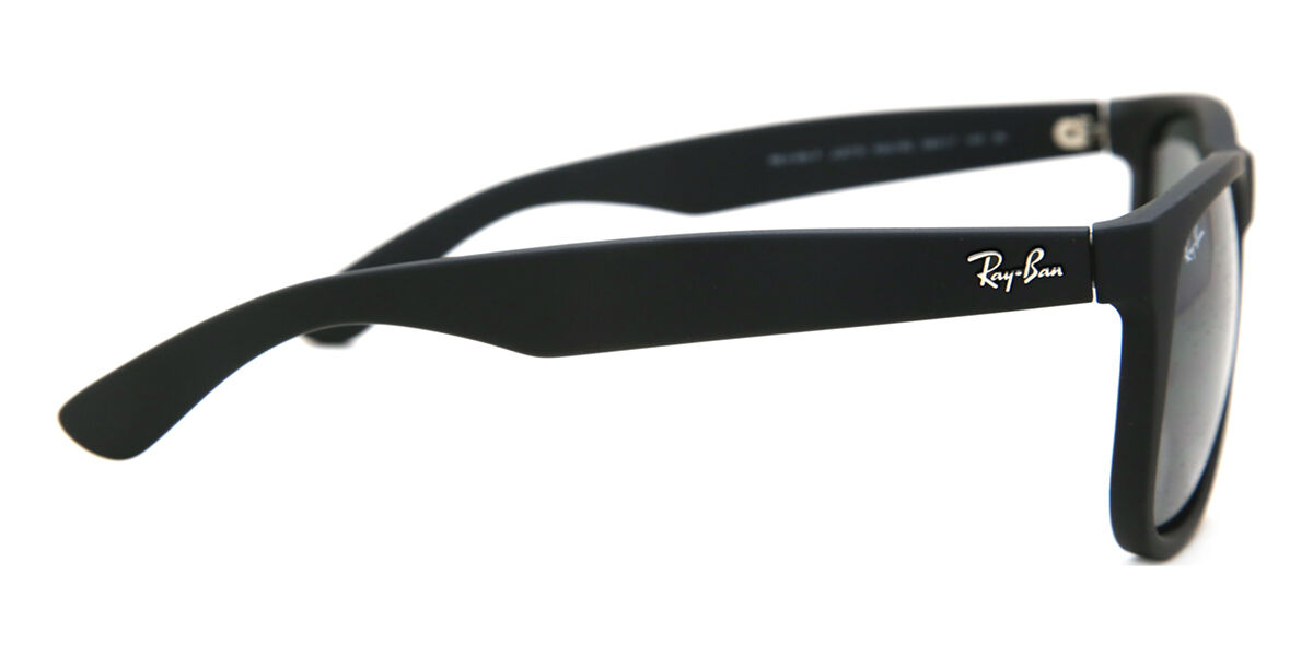 Ray-Ban RB4165F Justin Asian Fit 622/6G Square Rubber Black