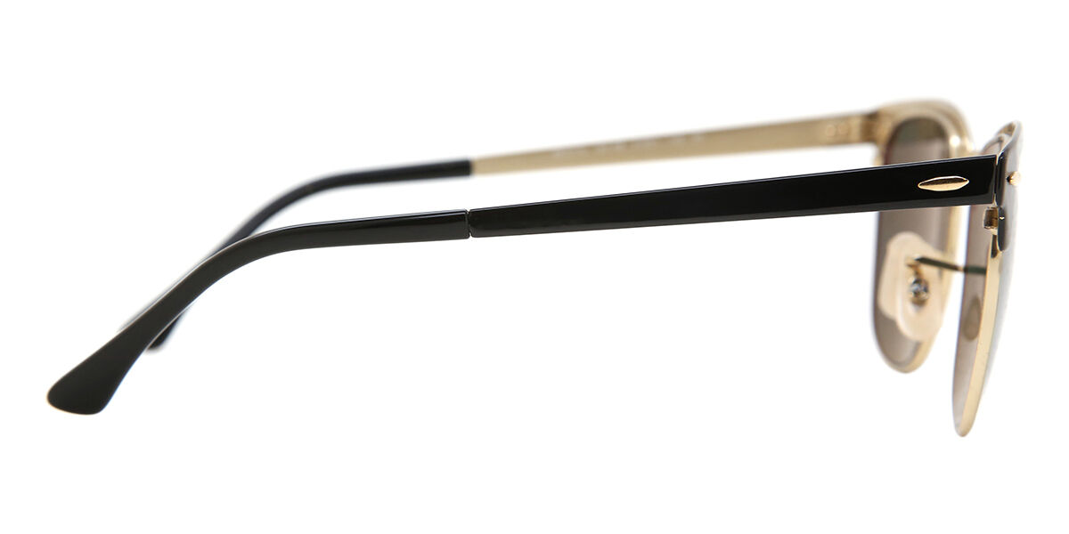Ray-Ban RB3716 Polarized 187/58 Square Gold/Black Sunglasses