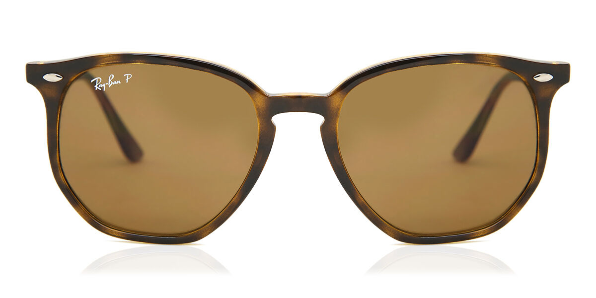 Ray-Ban RB4306 Polarized 710/83 Square Havana Sunglasses