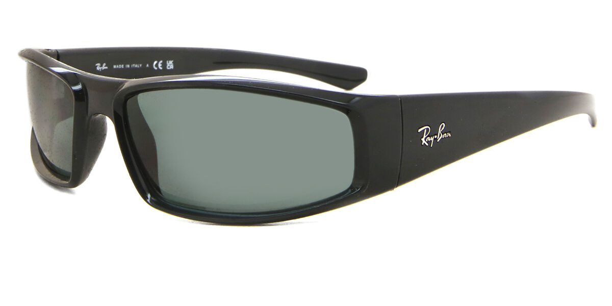 Ray-Ban RB4335 601/71 Rectangle Black Sunglasses | SmartBuyGlasses