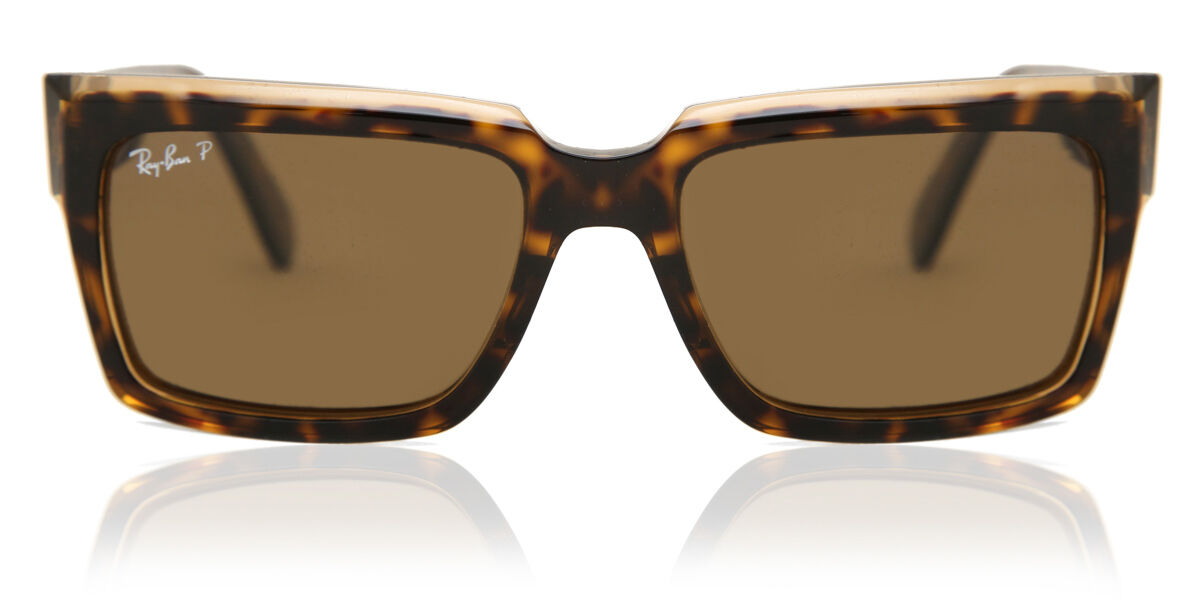 Ray-Ban RB2191 Inverness Polarized 129257 Square Brown Havana