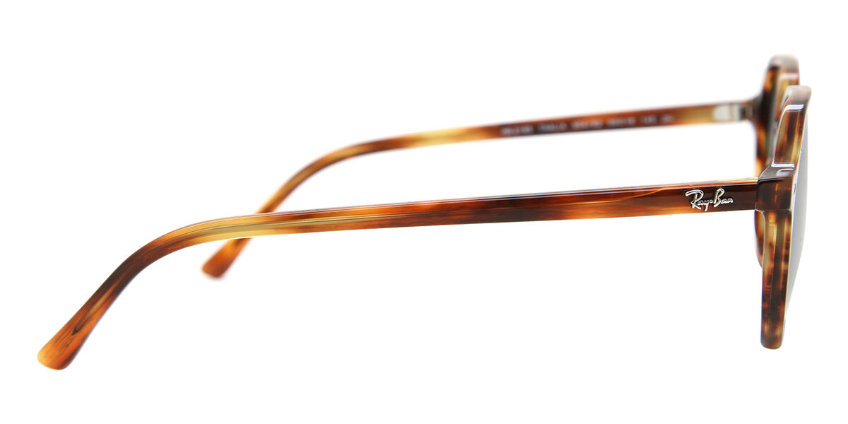 Ray-Ban RB2195 Thalia 954/62 Oval Striped Havana Sunglasses