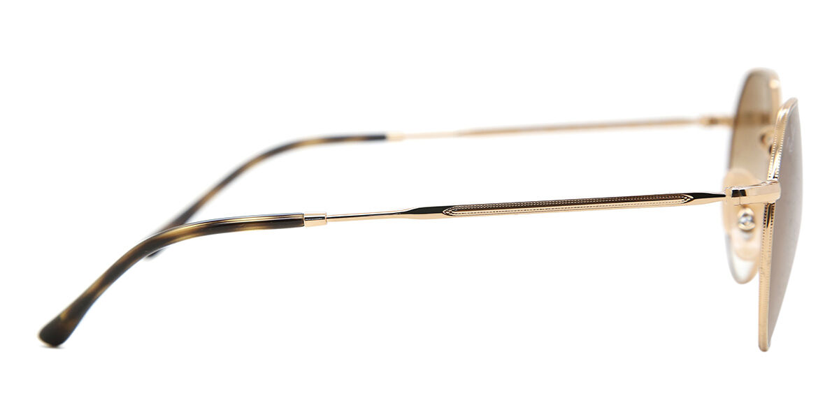 Ray-Ban RB3565 Jack 001/51 Oval Gold Sunglasses | SmartBuyGlasses