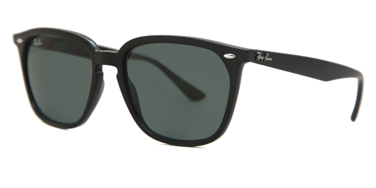 Ray-Ban RB4362 601/71 Square Shiny Black Sunglasses