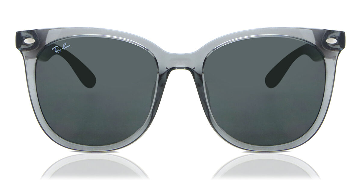 Ray-Ban クリアフレーム サングラス　RB4379D Ray-Ban RB4379D Asian Fit 659987 Square Transparent Grey