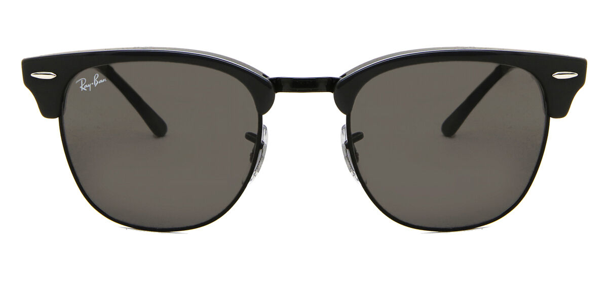 Ray-Ban RB3016/S Clubmaster 1367B1 Browline Grey on Black