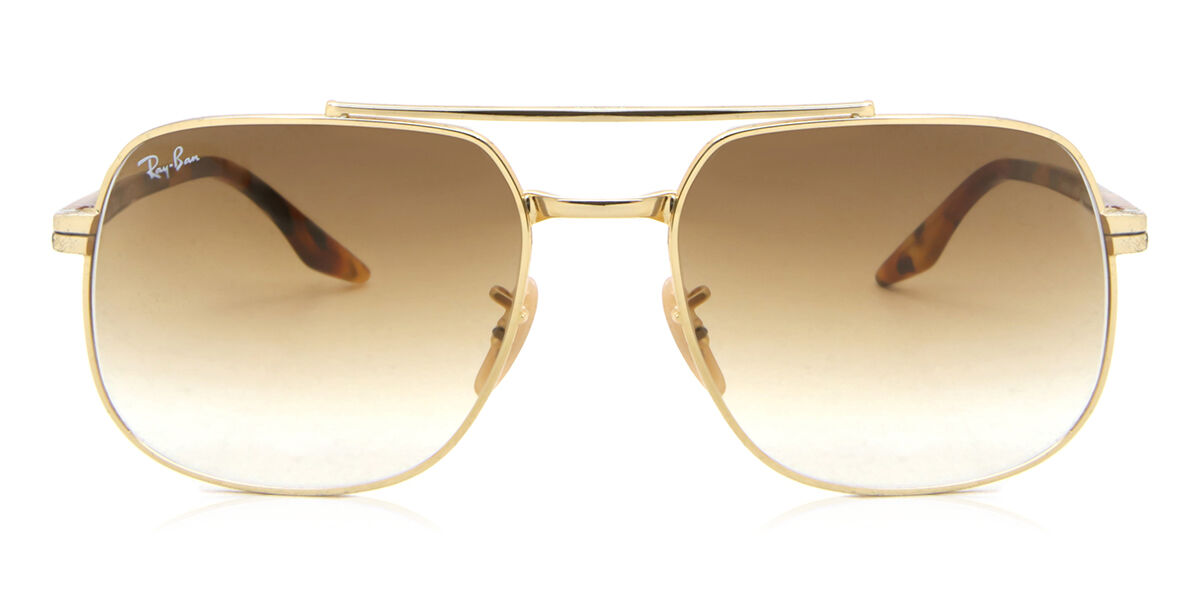 Ray-Ban ゴールド ブラウン サングラス RB3699 001/51 Ray-Ban RB3699 001/51 Aviator Gold Sunglasses | SmartBuyGlasses Canada