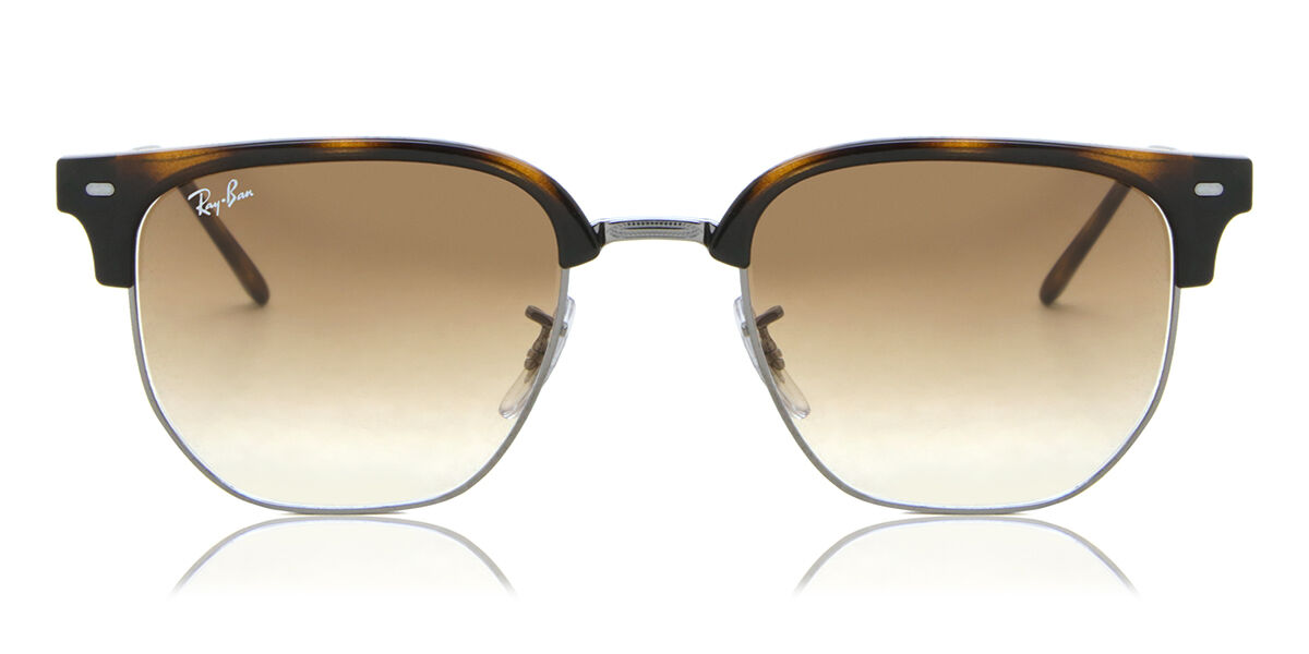 Ray-Ban RB4416 New Clubmaster 710/51 Browline Tortoise On Gunmetal