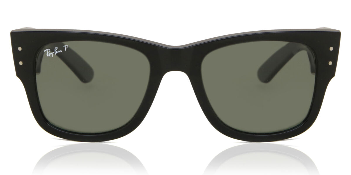 Ray-Ban RB0840S Mega Wayfarer Polarized 901/58 Square Black