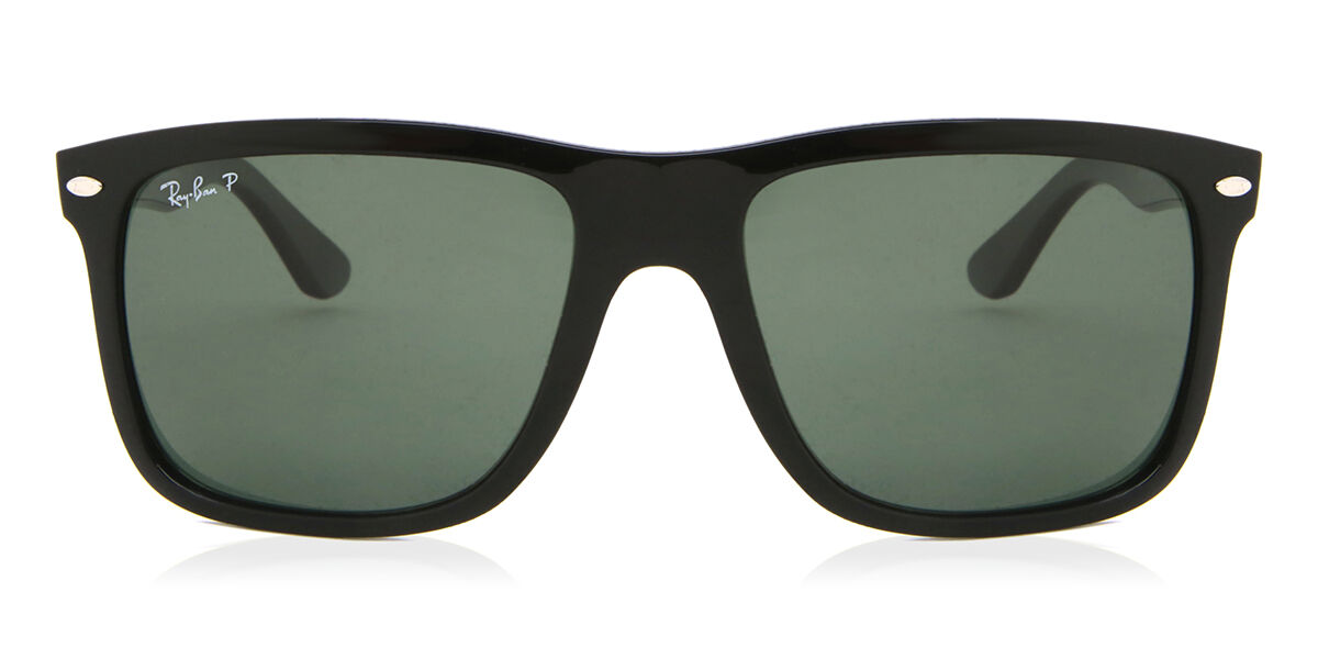 Ray-Ban RB4547 Boyfriend Two Polarized 601/58 Square Black