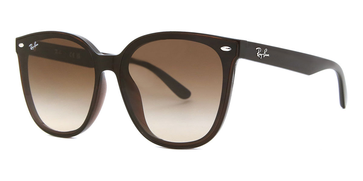 Ray-Ban RB4423D Asian Fit 714/13 Square Transparent Dark Brown
