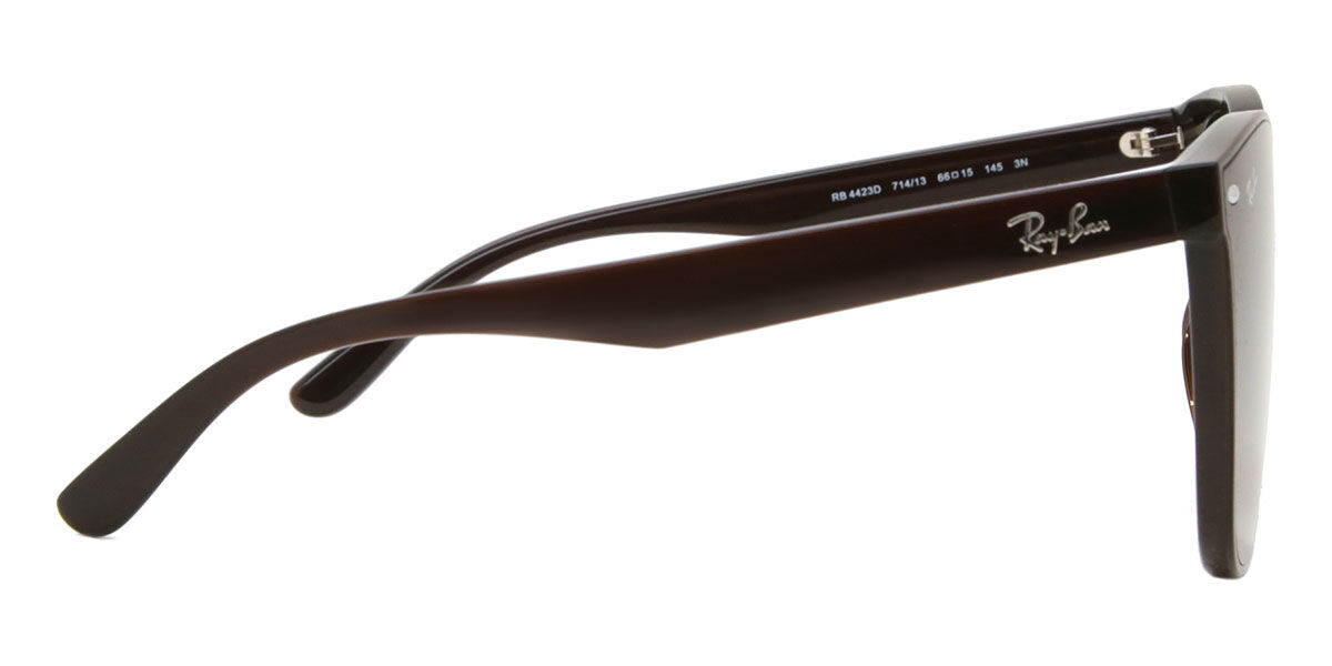 Ray-Ban RB4423D Asian Fit 714/13 Square Transparent Dark Brown