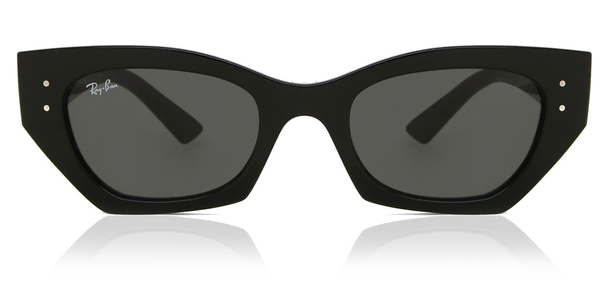 Ray-Ban RB4430 Zena 667787 Cat Eye Black Sunglasses