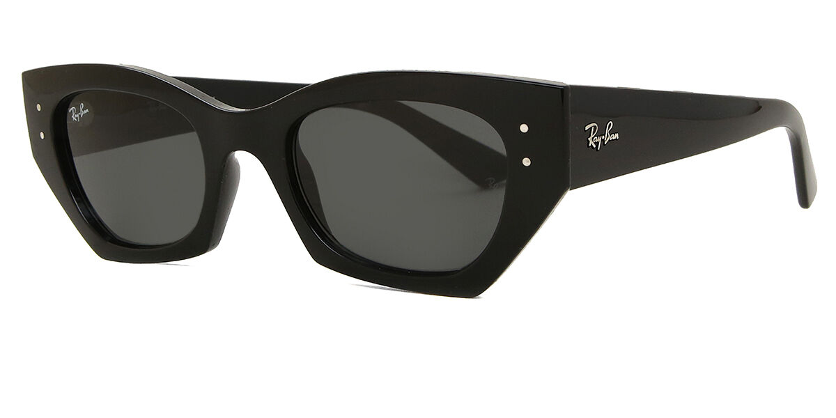 Ray-Ban RB4430 Zena 667787 Cat Eye Black Sunglasses