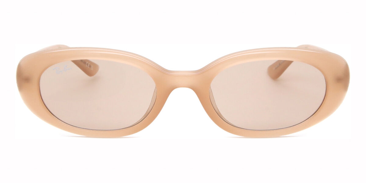 Ray-Ban RB4441D Asian Fit 678793 Oval Opal Beige Brown Sunglasses