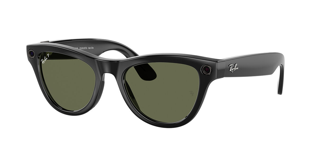 セリーナRay-Ban  Skyler ブラックRW4010 Ray-Ban Meta RW4010 Skyler Polarized 601/9A Cat Eye Black