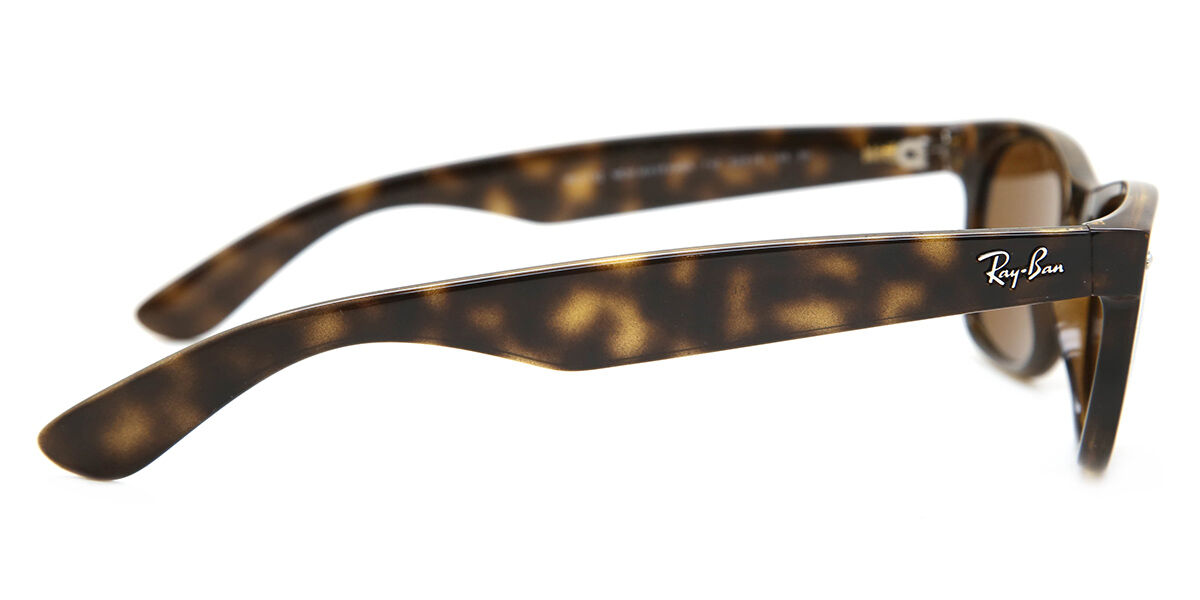 Ray-Ban RB2132 New Wayfarer 710 Square Light Havana Sunglasses