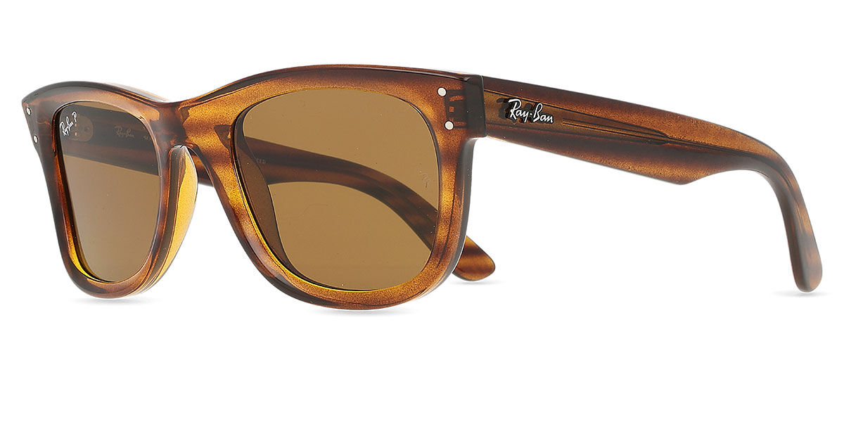 Ray-Ban RBR0502S Wayfarer Reverse Polarized 679183 Square Striped