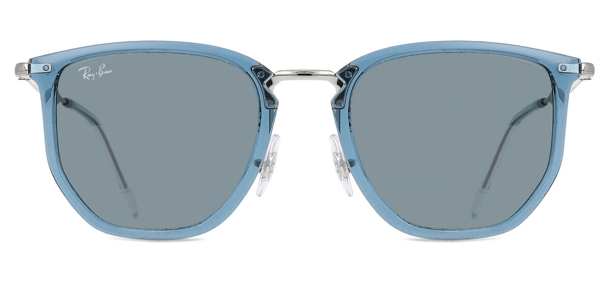 小物 Ray-Ban 601/19CLEAR GRADIENT LIGHT BLUE Ray-Ban RB4451 6803R5 Geometric Transparent Blue Sunglasses