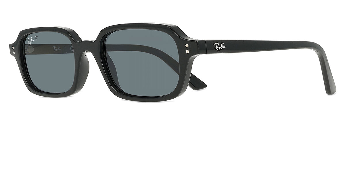 Ray-Ban RB4455 Zuri Polarized 667781 Rectangle Black Sunglasses