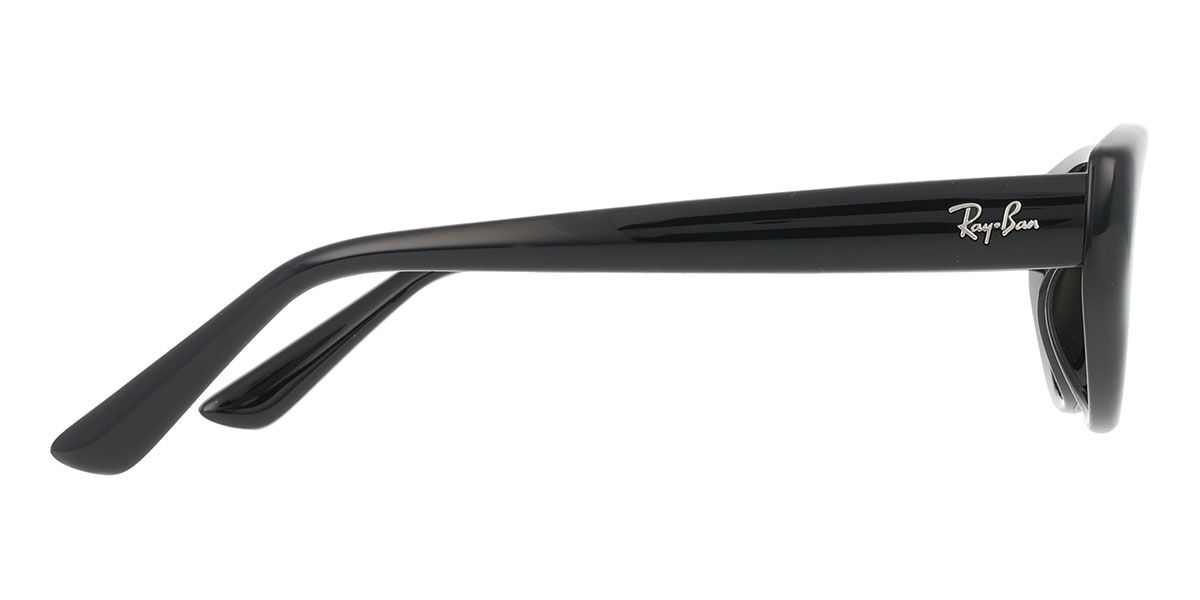 Ray-Ban RB4457D Asian Fit 667711 Cat Eye Black Sunglasses