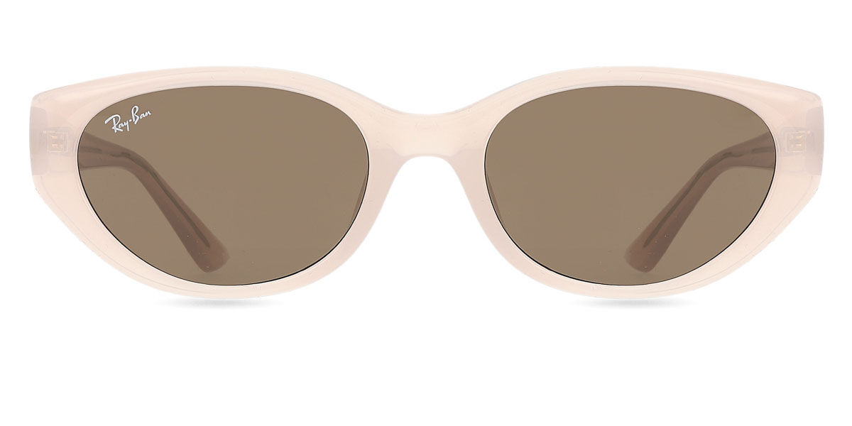 Ray-Ban RB4457D Asian Fit 678673 Cat Eye Opaline Beige Brown