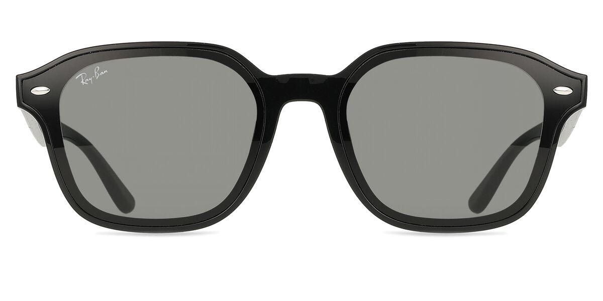 Ray-Ban RB4458D Asian Fit 601/87 Square Black Sunglasses