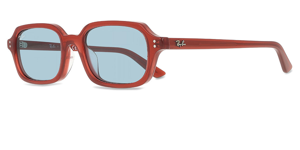 Ray-Ban RB4455F Zuri Asian Fit 680980 Rectangle Rusty Brown