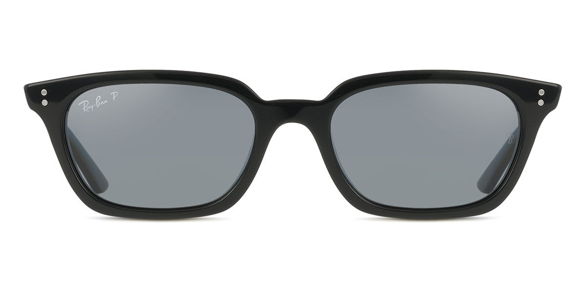 Ray-Ban RB4456F Zaya Asian Fit Polarized 667781 Rectangle Black