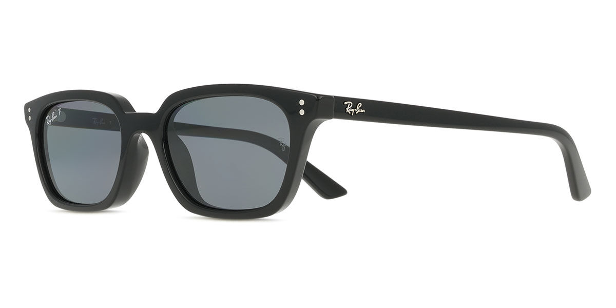 Ray-Ban RB4456F Zaya Asian Fit Polarized 667781 Rectangle Black