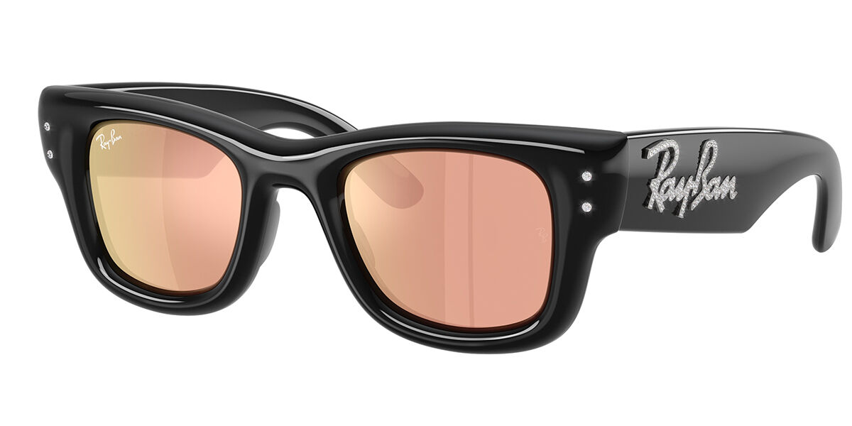 Ray-Ban RB2132 New Wayfarer 901 Square Black Sunglasses