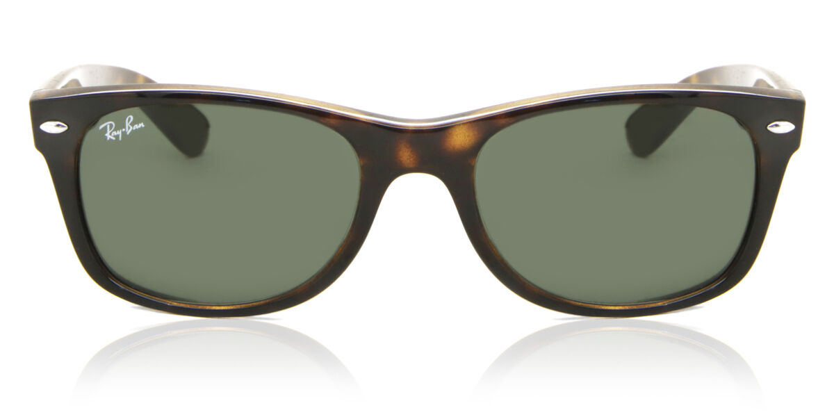 RayBan RB2132 NEW WAYFARER 902 ケース付 Ray-Ban RB2132 New Wayfarer 902 Square Tortoiseshell Sunglasses