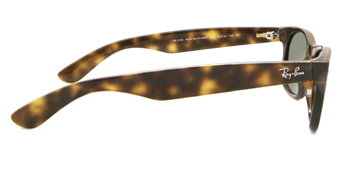 Ray-Ban RB2132 New Wayfarer 902 Square Tortoiseshell Sunglasses