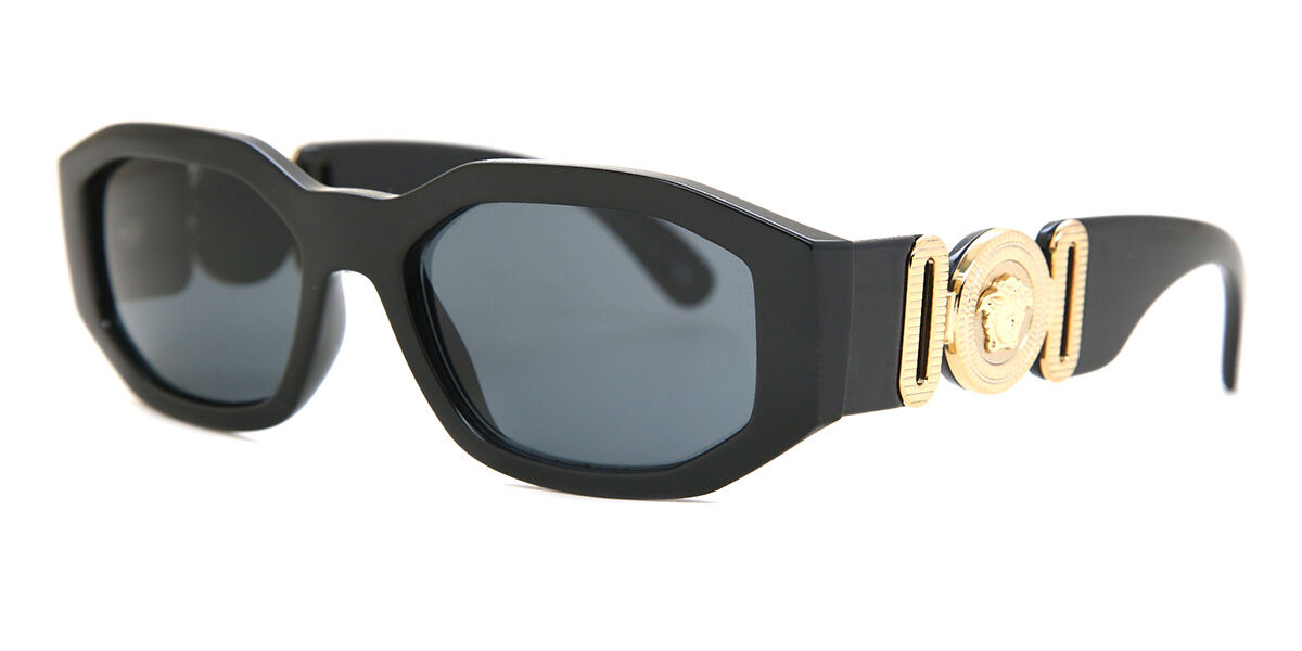 Versace VE4361 GB1/87 Geometric Black Sunglasses | SmartBuyGlasses